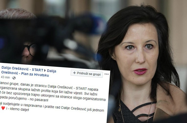 Lažni profili napali stranicu Dalije Orešković, ona tvrdi da je sve organizirano