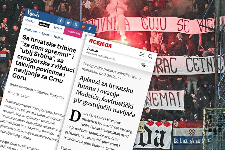 Crnogorski mediji: Šovinistički pir i sramota hrvatskih huligana