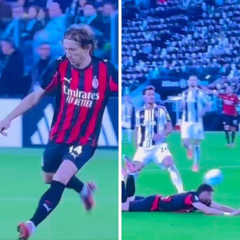 Pogledajte akciju koja se dijeli društvenim mrežama. Modrićeva lopta nalazi cilj