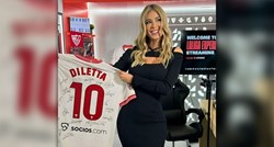 Diletta pokazala potpisani dres koji je dobila. Na njemu je i potpis hrvatske legende