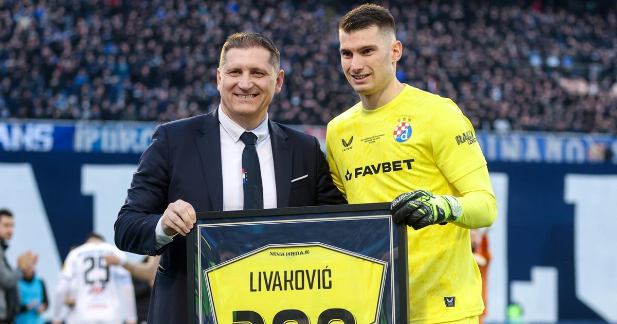 Livaković odigrao svoju 300. utakmicu za Dinamo