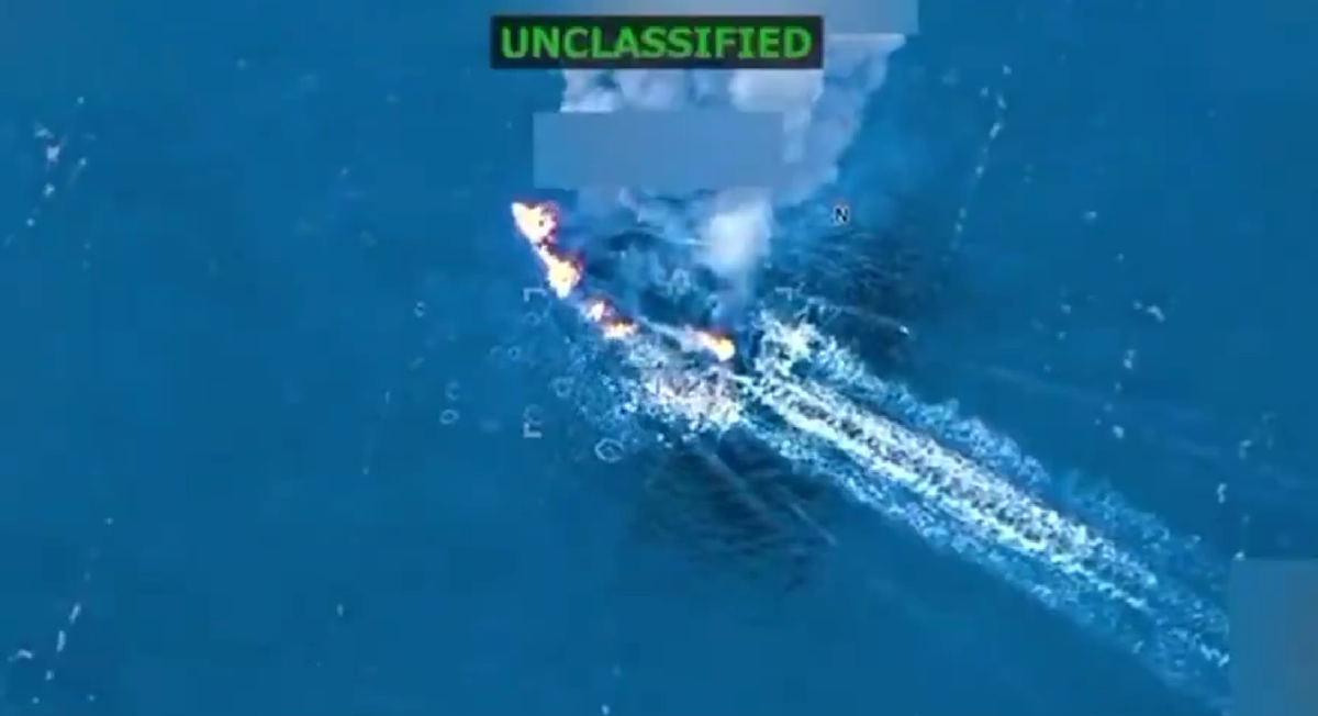 VIDEO Amerikanci pogodili brod koji je navodno prevozio drogu