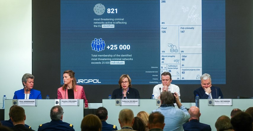 Europol: Europskoj uniji prijeti više od 800 kriminalnih mreža