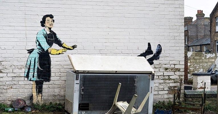 Banksy objavio novi crtež na Valentinovo. Ima snažnu poruku