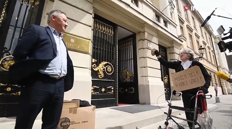 VIDEO Zagrepčanka Culeju: Vi ste dno dna. Licemjeru!