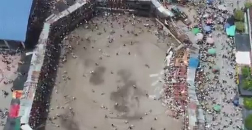 U Kolumbiji se tijekom borbe s bikovima srušio stadion, poginulo najmanje 4 ljudi