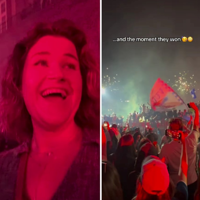 Amerikanka se našla u Napulju nakon što su osvojili naslov prvaka. Objavila je snimku