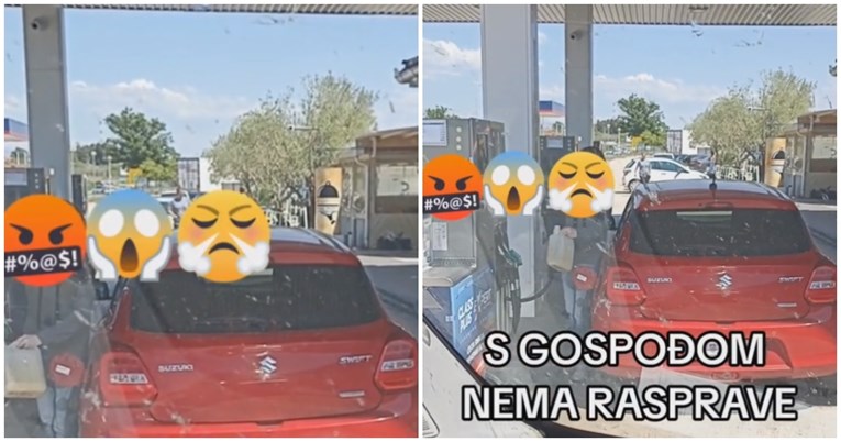 VIDEO Zagrepčanina naljutio prizor na benzinskoj: "S gospođom nema rasprave"