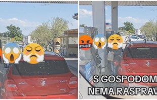 VIDEO Zagrepčanina naljutio prizor na benzinskoj: "S gospođom nema rasprave"