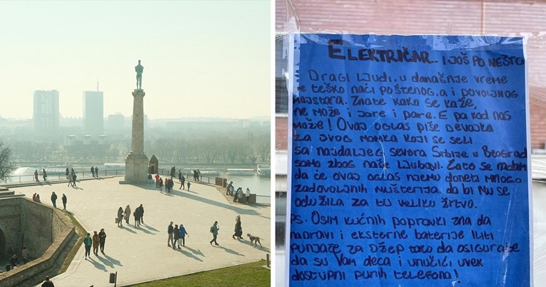 U Beogradu osvanuo dirljiv oglas: "Želim se odužiti dečku jer se preselio zbog mene"