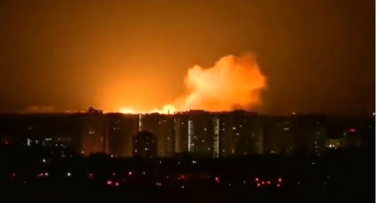 Velika eksplozija na rubu Kijeva, pogledajte snimke