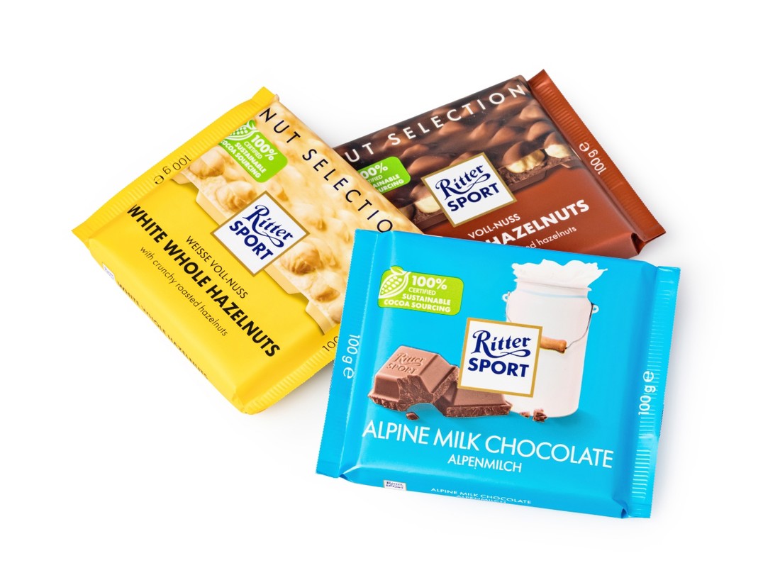 Ritter Sport mora mijenjati ambalažu. S čokolada nestaje poznata oznaka
