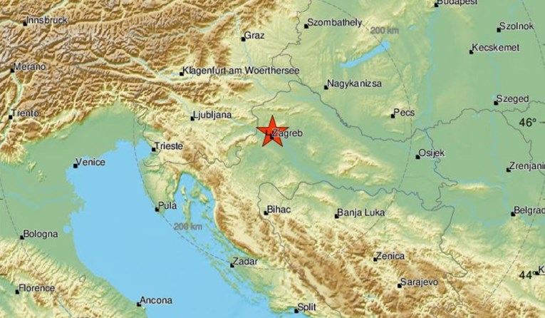 Novi slab potres u Zagrebu