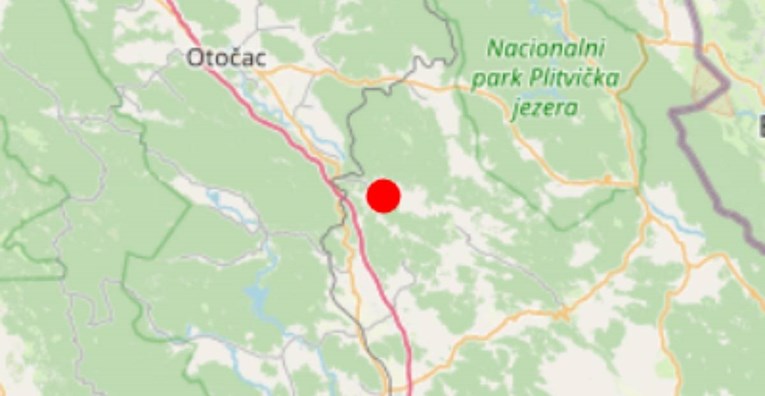 Sinoć je Otočac zatresao potres magnitude 3 po Richteru