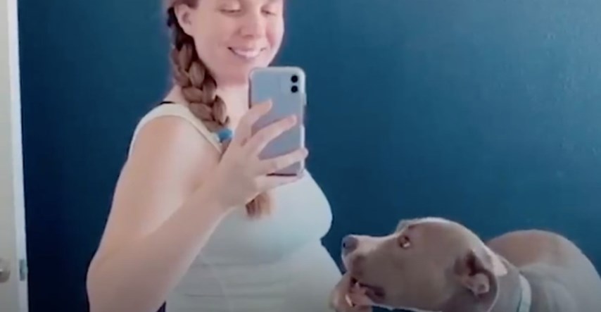 Pit bull je opsjednut trbuhom trudne vlasnice: Dala mi je nadu da će sve biti dobro