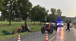 Ovo je jedan traktor. Pijana vozačica ga raspolovila u prometnoj nesreći u Slavoniji