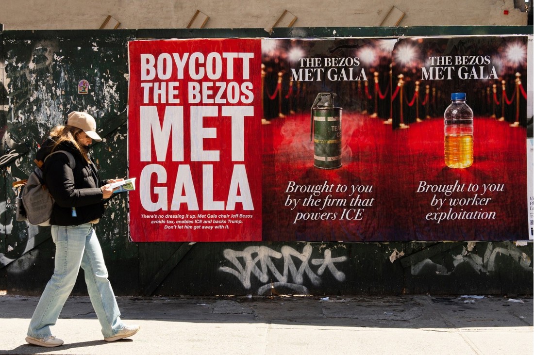 "Bojkotirajte Bezosovu Met Galu": Plakati osvanuli diljem New Yorka, što se događa?