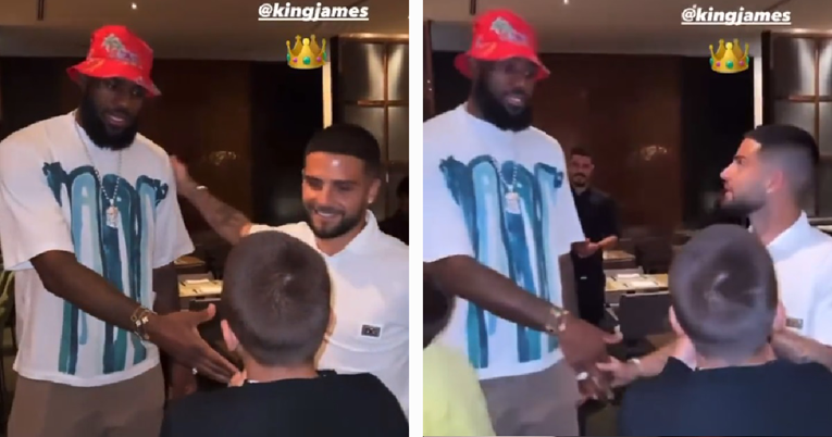 LeBron se susreo s 40 centimetara nižim Insigneom. Njihovo je rukovanje hit