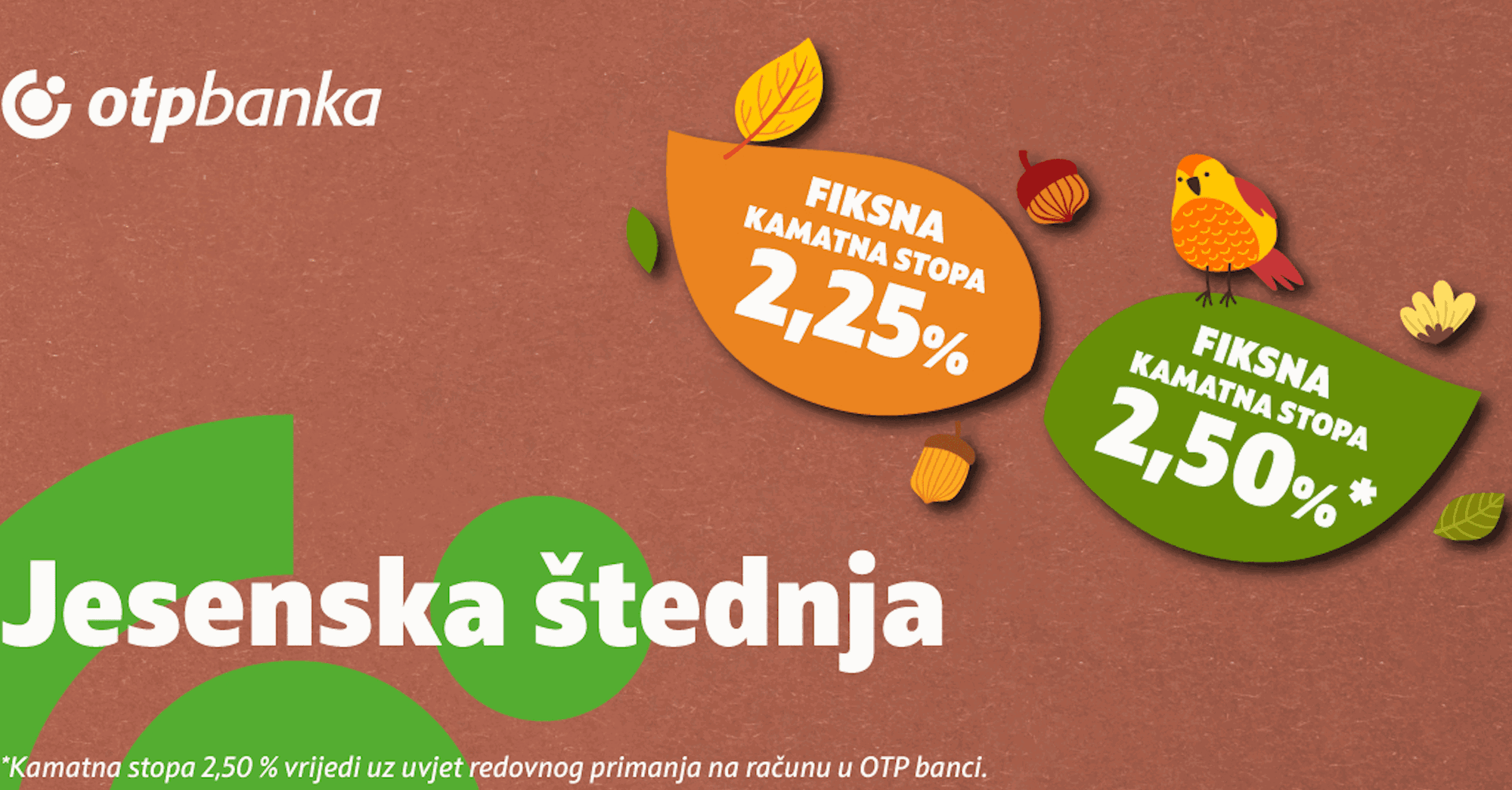 OTP banka otvara jesensku sezonu štednje