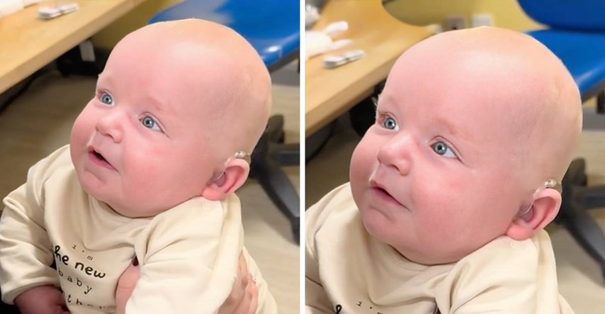 Pogledajte reakciju dječaka koji je s tri mjeseca prvi put čuo mamin glas