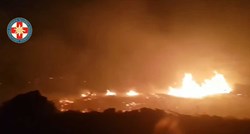 Veliki požar na Dinari, izgorio planinarski dom na Lišanjskom vrhu