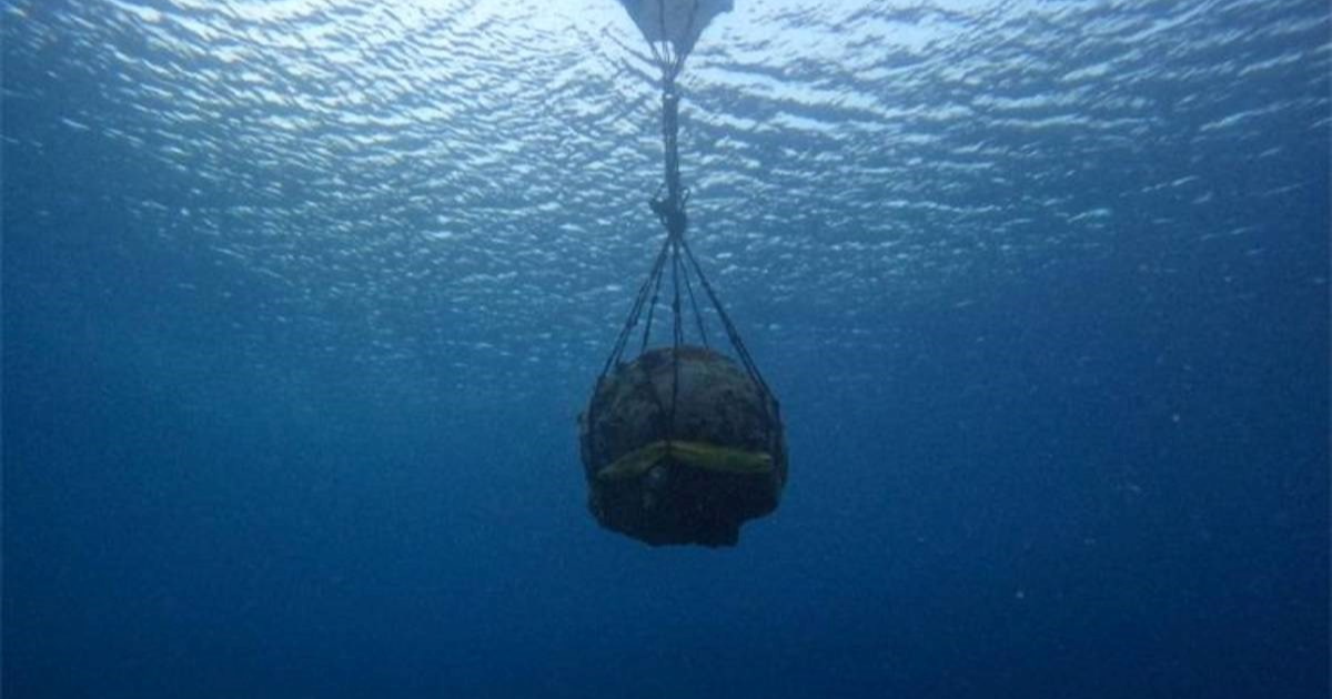 Policija objavila snimku: Kod Omiša smo izvukli protubrodsku minu, bila na 4 m dubine