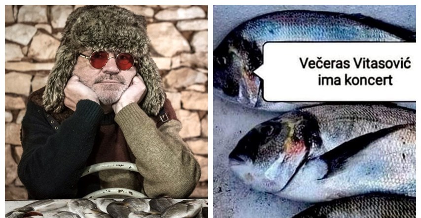 Vitasović se nakon gađanja ribom opet šalio na vlastiti račun: "Večeras je koncert"