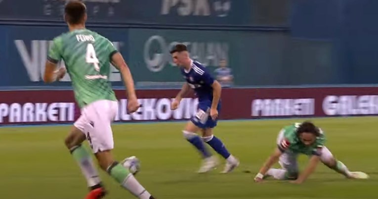 Dinamo objavio video na kojem se ruga Krovinoviću jer je pao nakon driblinga Baturine