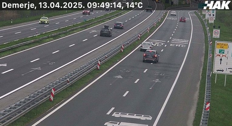 Požar vozila na A1 kod Lučkog, nesreća na A3