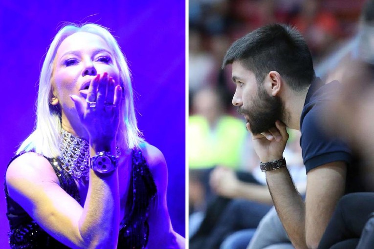Maja Šuput i Emil Tedeschi jr. snimljeni zajedno u zračnoj luci