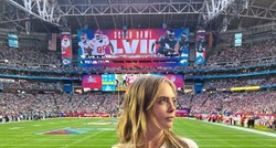 Natpis na majici Care Delevingne na Super Bowlu privukao pažnju: "Koncert prekinut"