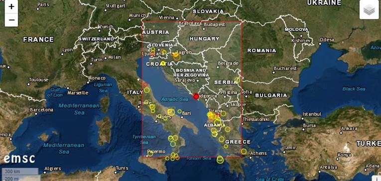 Prilično jak potres osjetio se na jugu Hrvatske, epicentar je bio u BiH