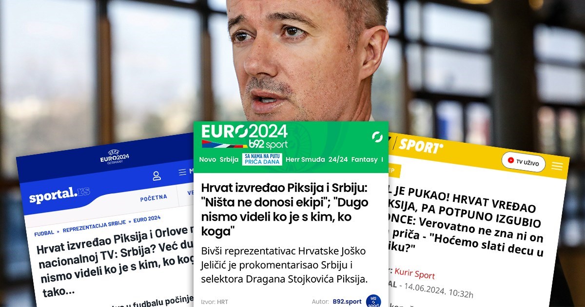 Srpski mediji o Jeličićevoj izjavi: Al je pukao! Potpuno je izgubio konce