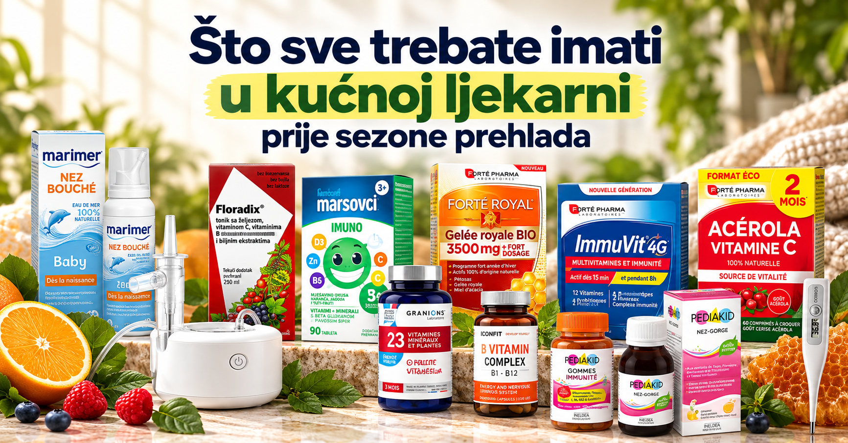 Ne čekajte prehladu. Opskrbite se u Tvojoj Ljekarni uz popuste do 80%