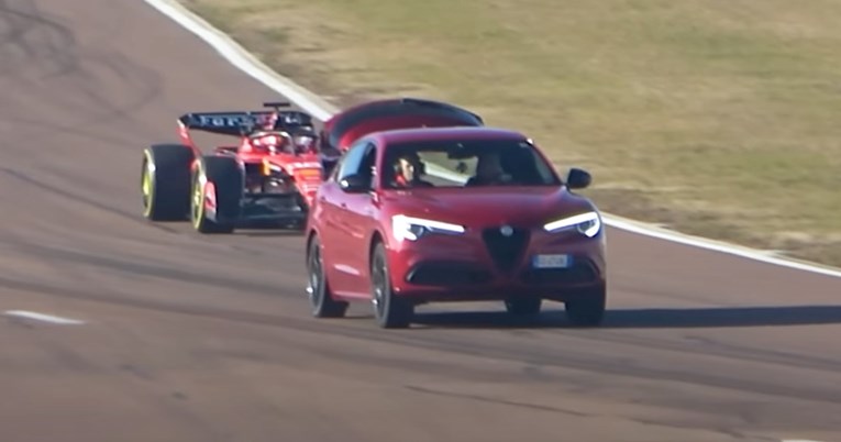 VIDEO Alfa Romeo Stelvio ispred bolida Formule 1