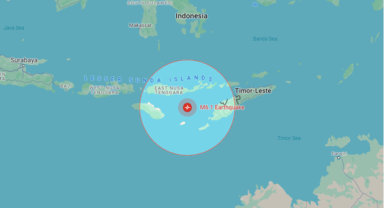 Potres 6.1 po Richteru pogodio Indoneziju