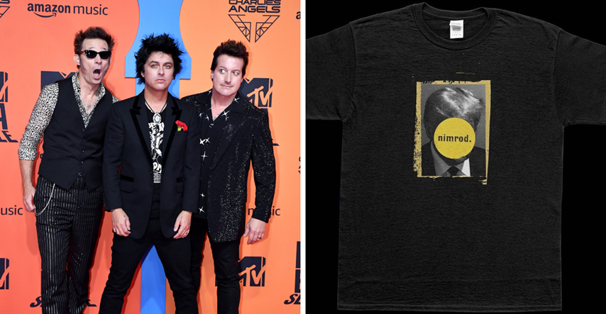 Green Day prodaje majice s Trumpovim mugshotom. Prihod ide žrtvama požara na Mauiju
