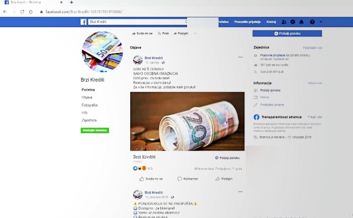 MUP izdao priopćenje: Ako ste komunicirali s ovim Fejs stranicama, javite se