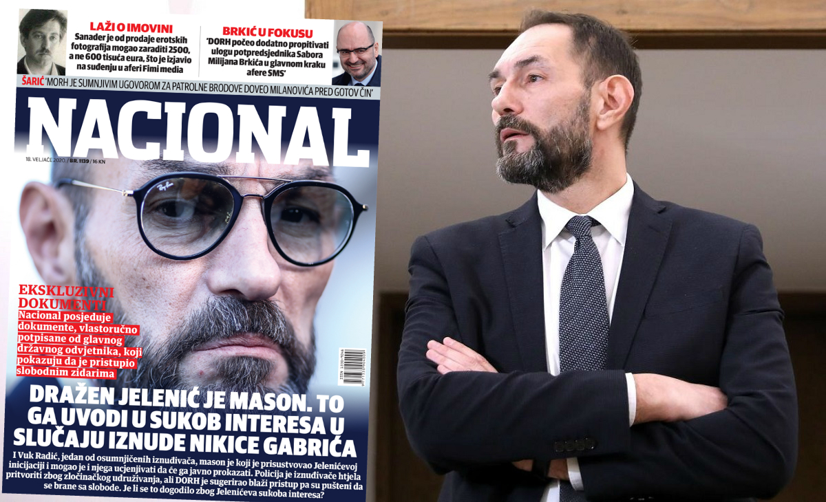 Nacional: Dražen Jelenić je mason