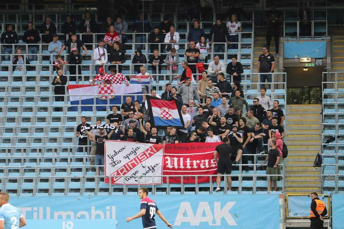 VIDEO Navijači Zrinjskog u Švedskoj dočekani sa: "Je*em vam mater ustašku"