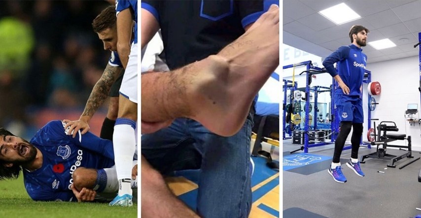 Čudo: Samo dva mjeseca nakon stravične ozljede zvijezda Evertona trenira