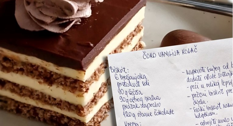 Svi hvale ovaj čoko-vanilija kolač naše čitateljice, a ona je podijelila recept