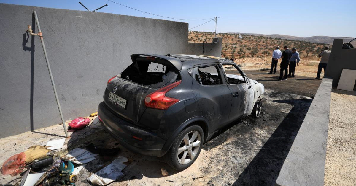 Izraelski doseljenici zapalili autootpad na Zapadnoj obali