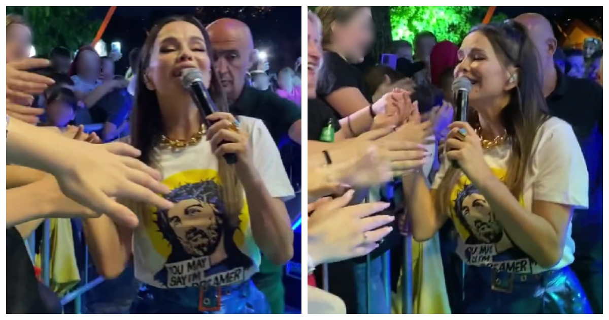 Severina u Svetoj Nedelji nastupila u majici s likom Isusa