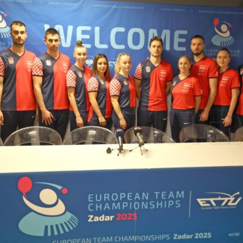 Hrvatski stolnotenisači pozvali navijače na Europsko prvenstvo u Zadru