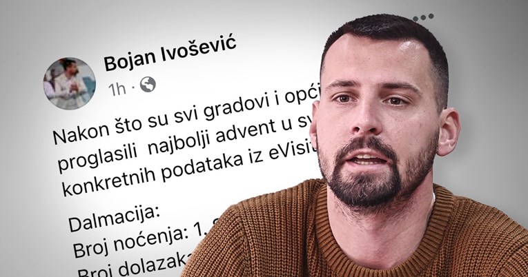 Ivošević se hvali da je Split imao najviše adventskih noćenja. U Dalmaciji