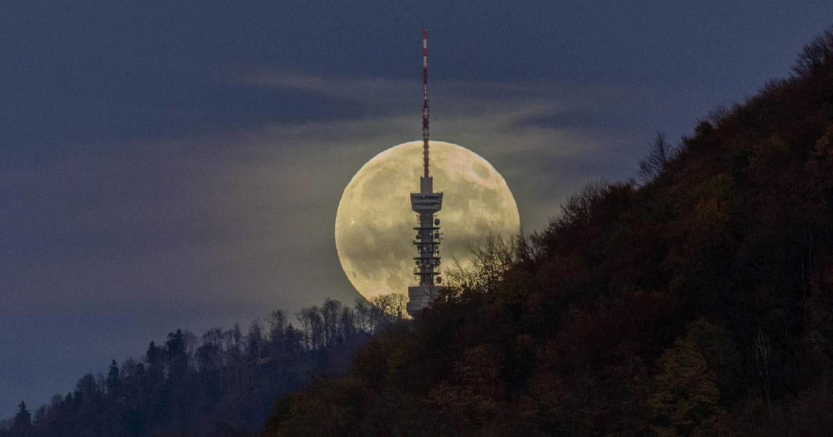 Pogledajte kako je večeras pun Mjesec obasjao nebo nad cijelom Hrvatskom