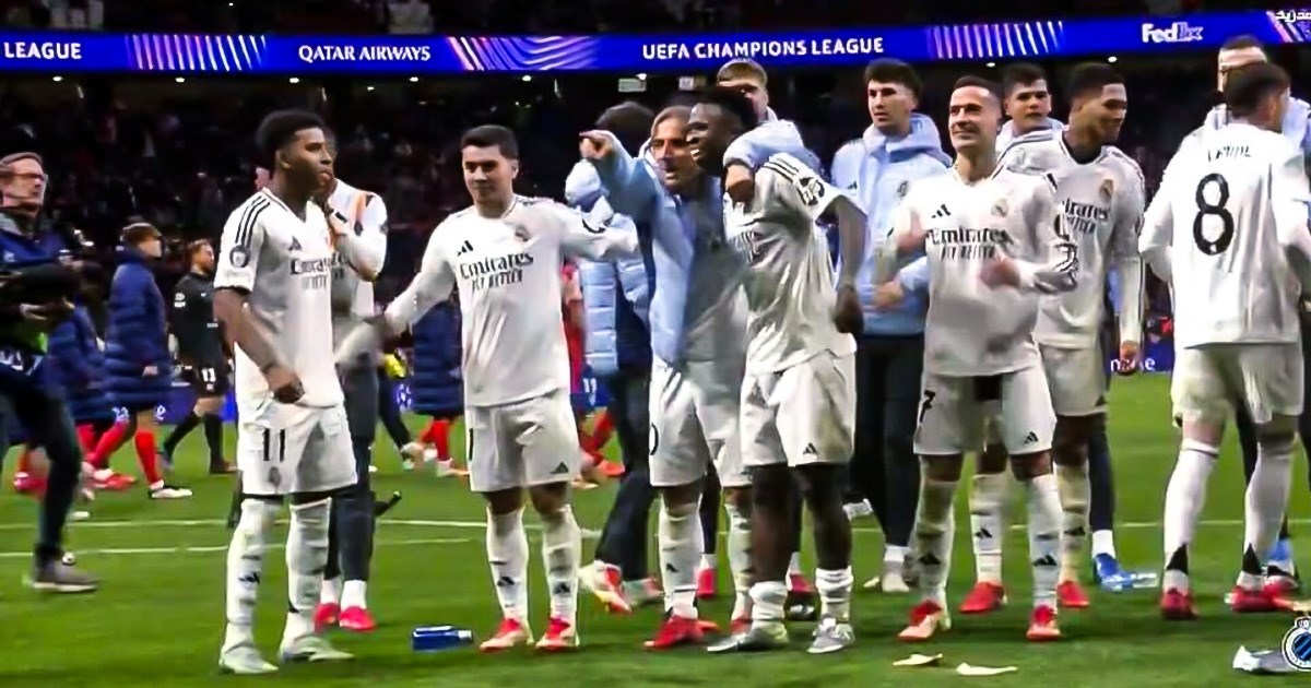 Igrači Reala su slavili. Onda je Modrić pokazao prema tribinama i krenuo je urnebes