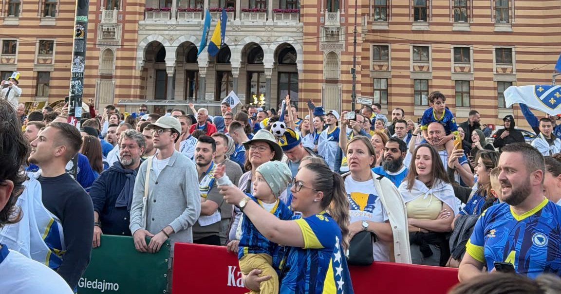 VIDEO Pogledajte kako Sarajevo čeka utakmicu