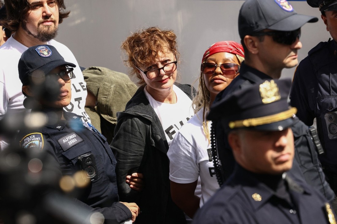 Susan Sarandon uhićena na prosvjedu protiv Netanyahua